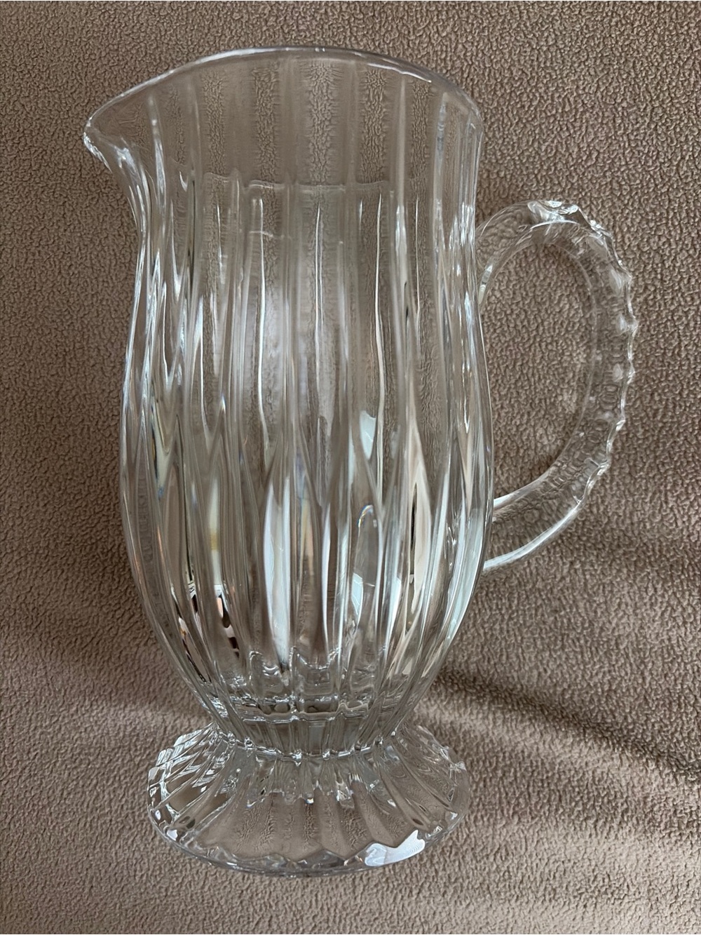Mikasa Lead Crystal Park Lane Water Pitcher 36 oz